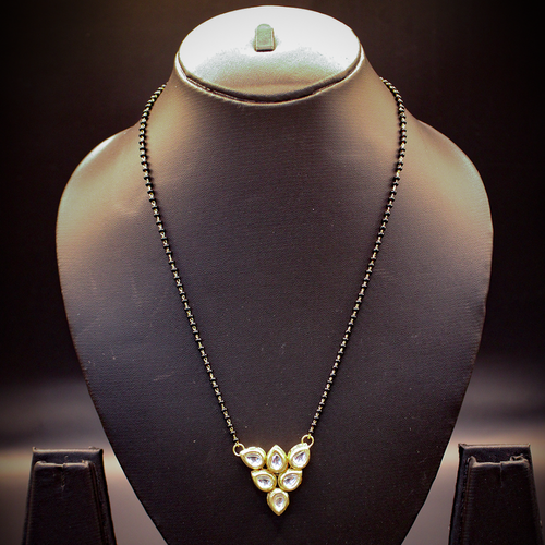 Golden-Black Triangular Mangalsutra