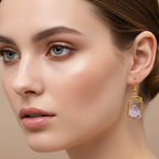 Glitter Jar Dangle Earrings