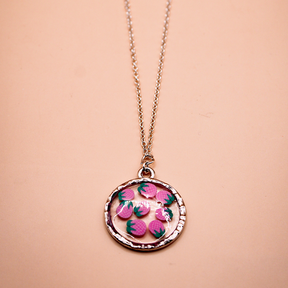 Berry Patch Resin Pendant