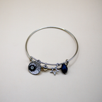 Sterling Silver Charms Bracelet