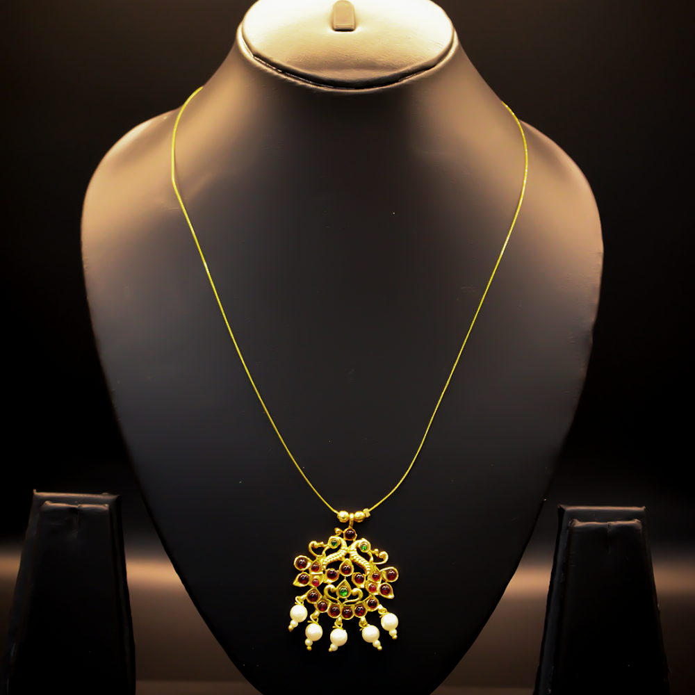 Rajwadi Cascade Invisible Wire Necklace