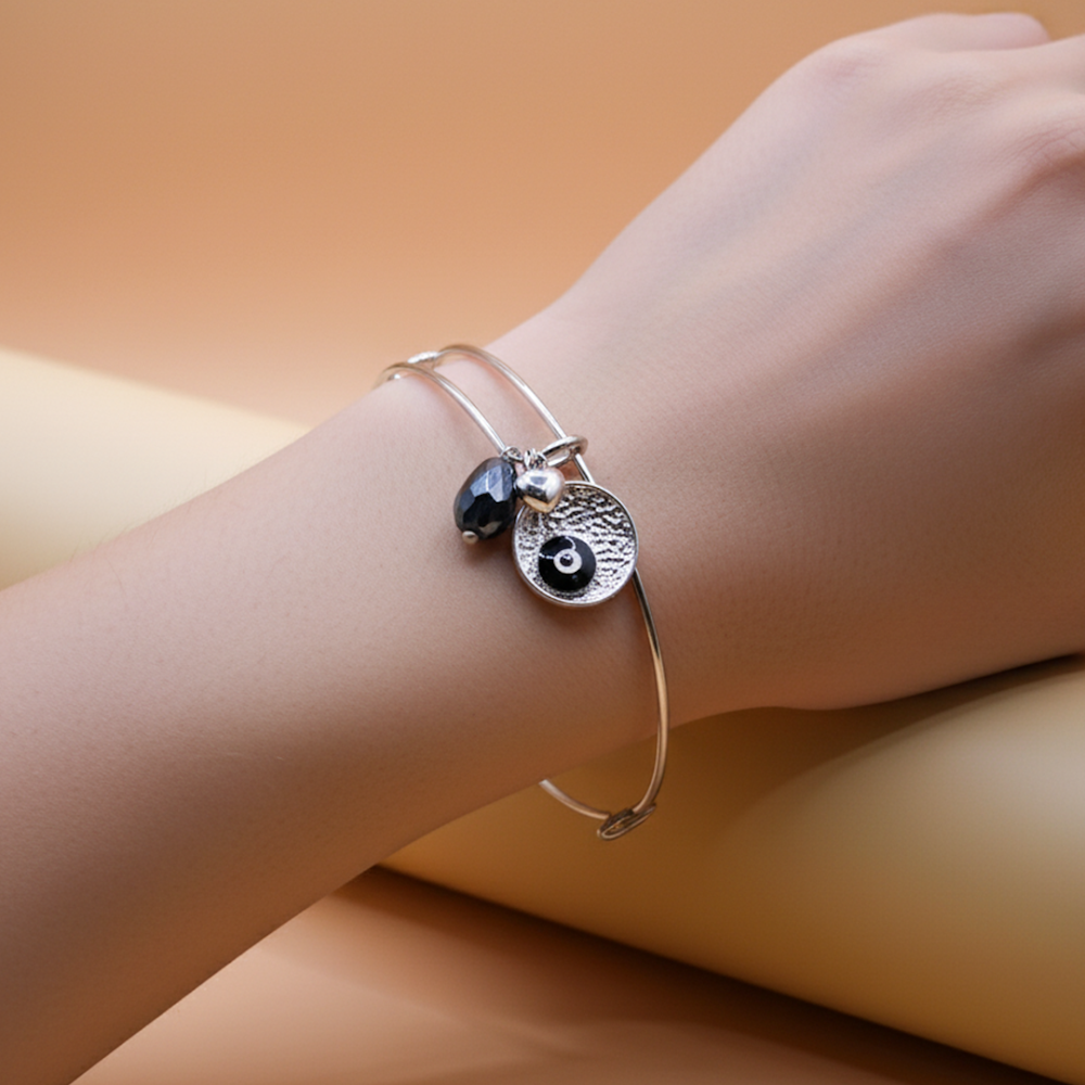 Sterling Silver Charms Bracelet
