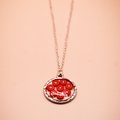Encased Cherry Cluster resin Pendant
