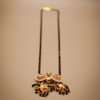 Golden Black Stone Work Mangalsutra