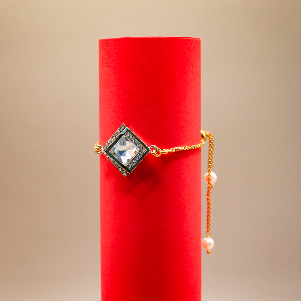 Crystal Rhombus Radiant Bracelet