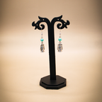 Silver Lantern Dangle Earrings