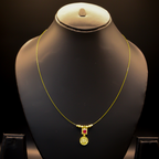 Mirage Coin Invisible Wire Necklace