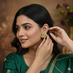 Sunburst Bloom Stud Earrings