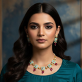 Divine Sparkle Kundan Jewellery Set