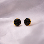Multi-Color Resin Dot Stud Earrings
