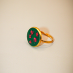 Forest Blossom Resin Ring