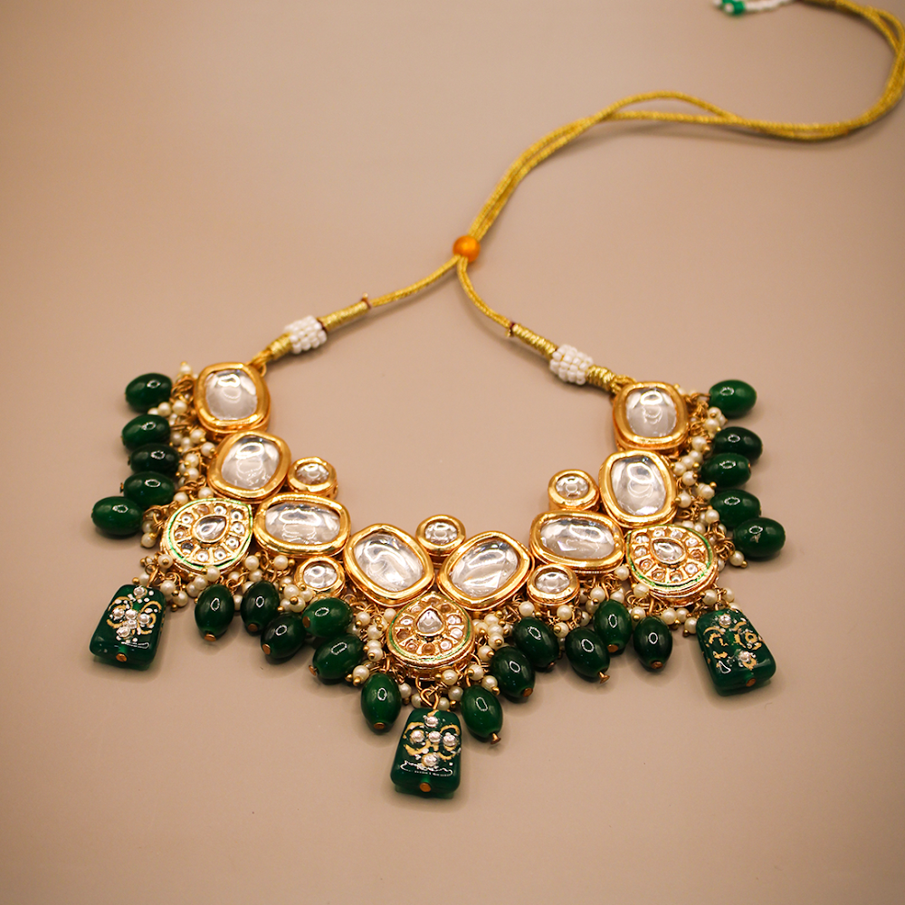 Noor Of Jaipur Heritage Kundan Jewellery Set