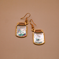 Glitter Jar Dangle Earrings