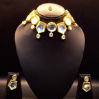 Panchkon Kalli Kundan Choker Necklace Set