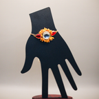 Kiran Marigold Fringe Kundan Bracelet