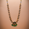Panna Motif Kundan Jewellery Set