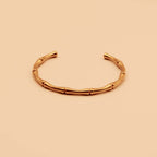 Golden Bamboo Cuff Bracelet