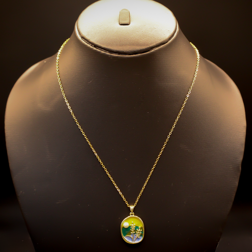 Pearl Of The Secret Meadow Pendant anti-tarnish