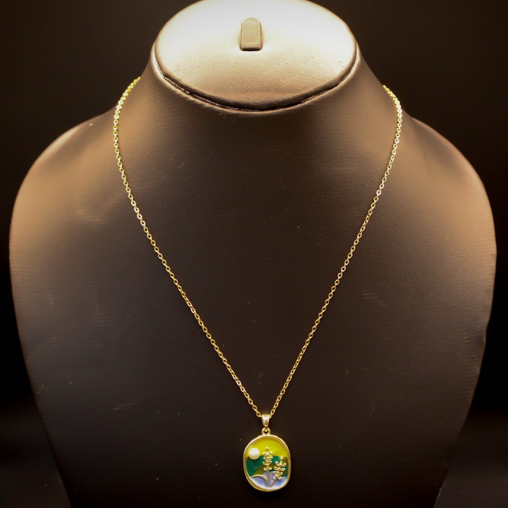 Pearl Of The Secret Meadow Pendant anti-tarnish