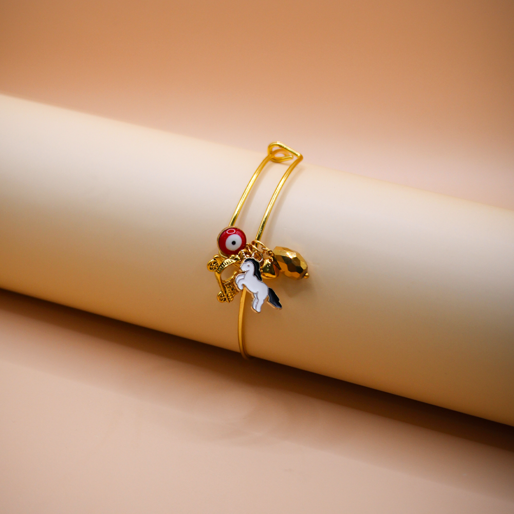 Mystic Unicorn Golden Charms Bracelet