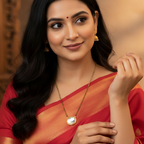 Round Kundan Halo Gilded Mangalsutra
