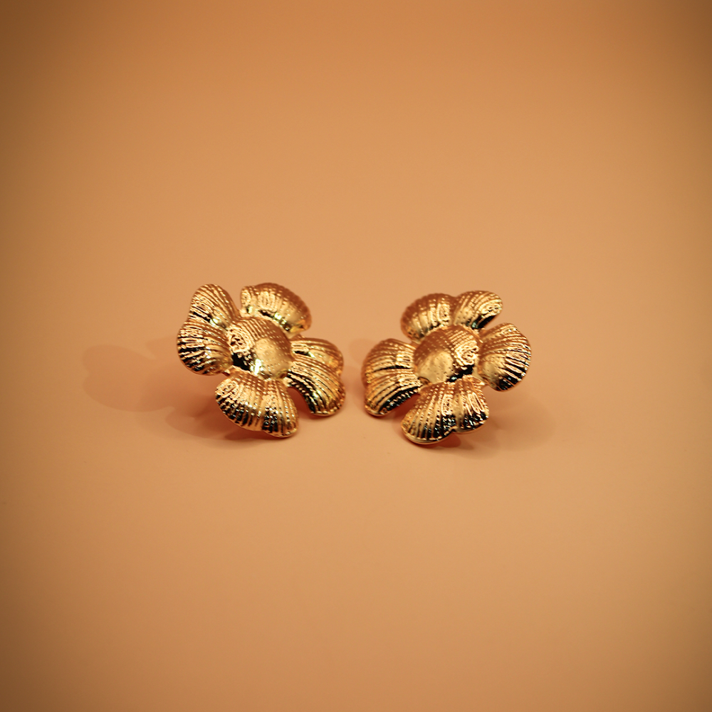 Sunburst Bloom Stud Earrings