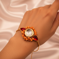 Kiran Marigold Fringe Kundan Bracelet