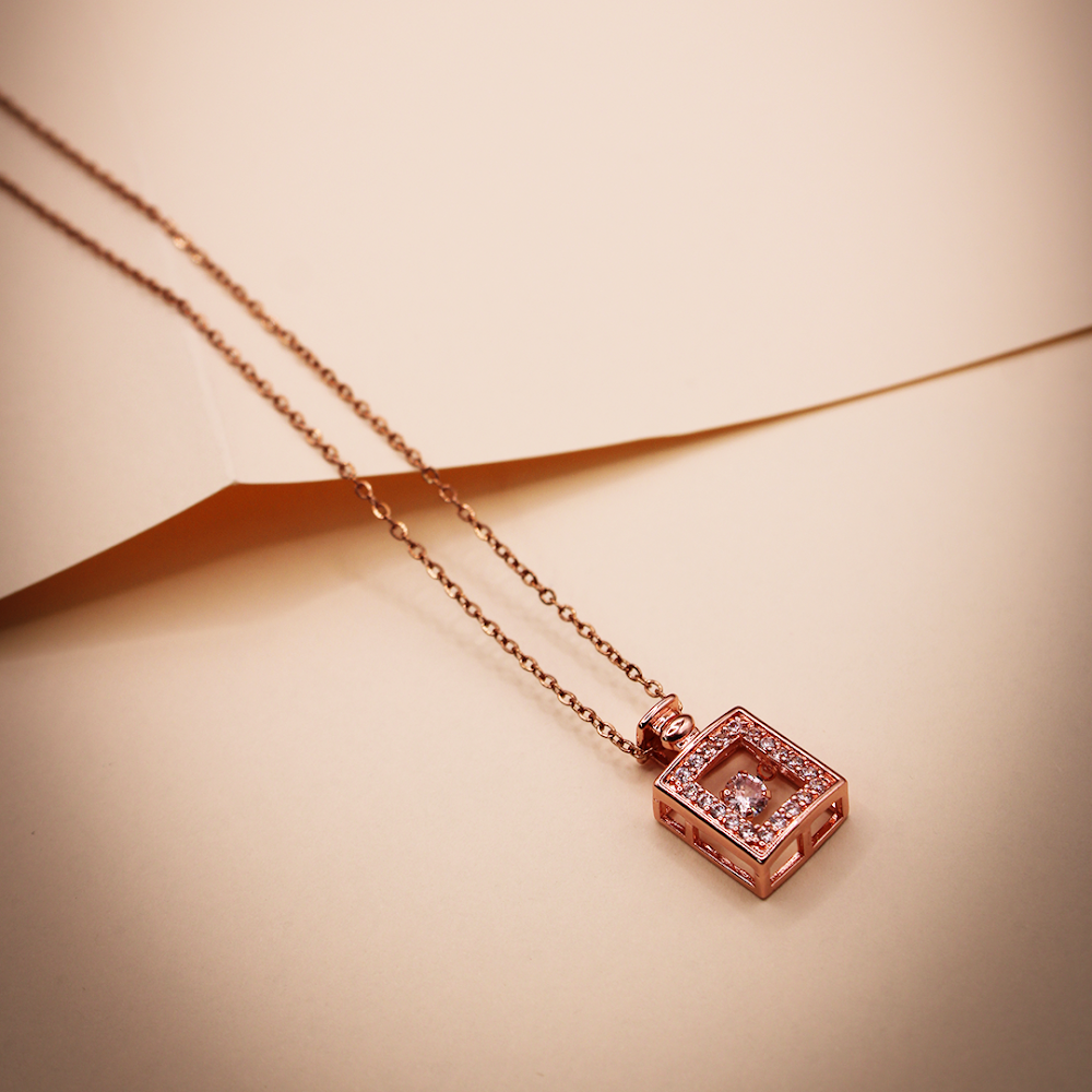 Gilded Precious Attar Case Pendant anti-tarnish