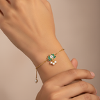 Harit Kamal Bloom Kundan Bracelet