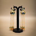 Riviera Drop Kundan Earrings