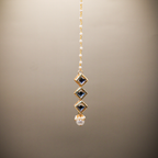 Kundan Cascade Polished Maang Tikka