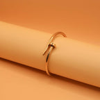 Golden Screw Cuff Bracelet