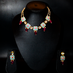 Divine Sparkle Kundan Jewellery Set