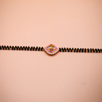 Sowmya Pink Kundan Mangalsutra Bracelet