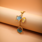 Golden Mystic Eye Resin Charms Bracelets