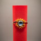Kiran Marigold Fringe Kundan Bracelet