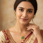 Padmini Float Invisible Wire Necklace
