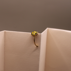 Sunshine Petal Adjustable Resin Ring anti-tarnish