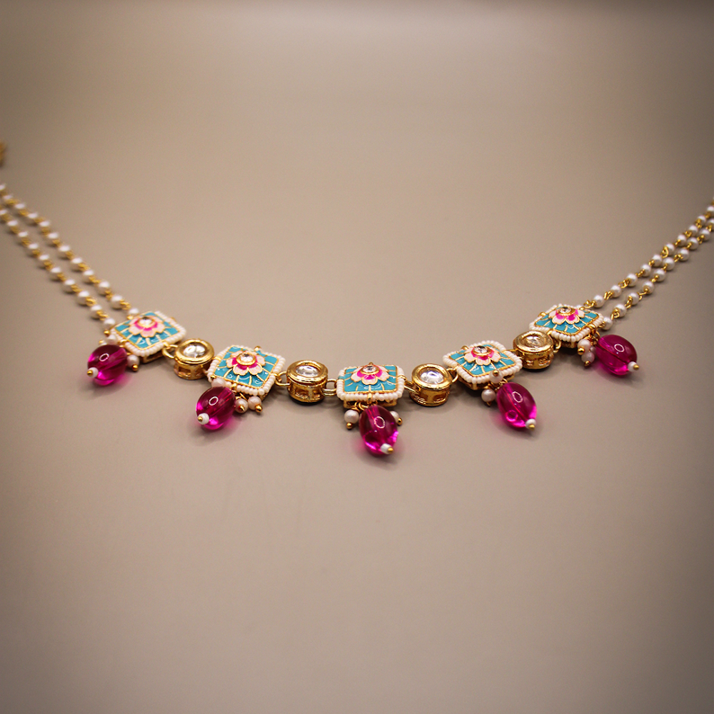 Divine Sparkle Kundan Jewellery Set