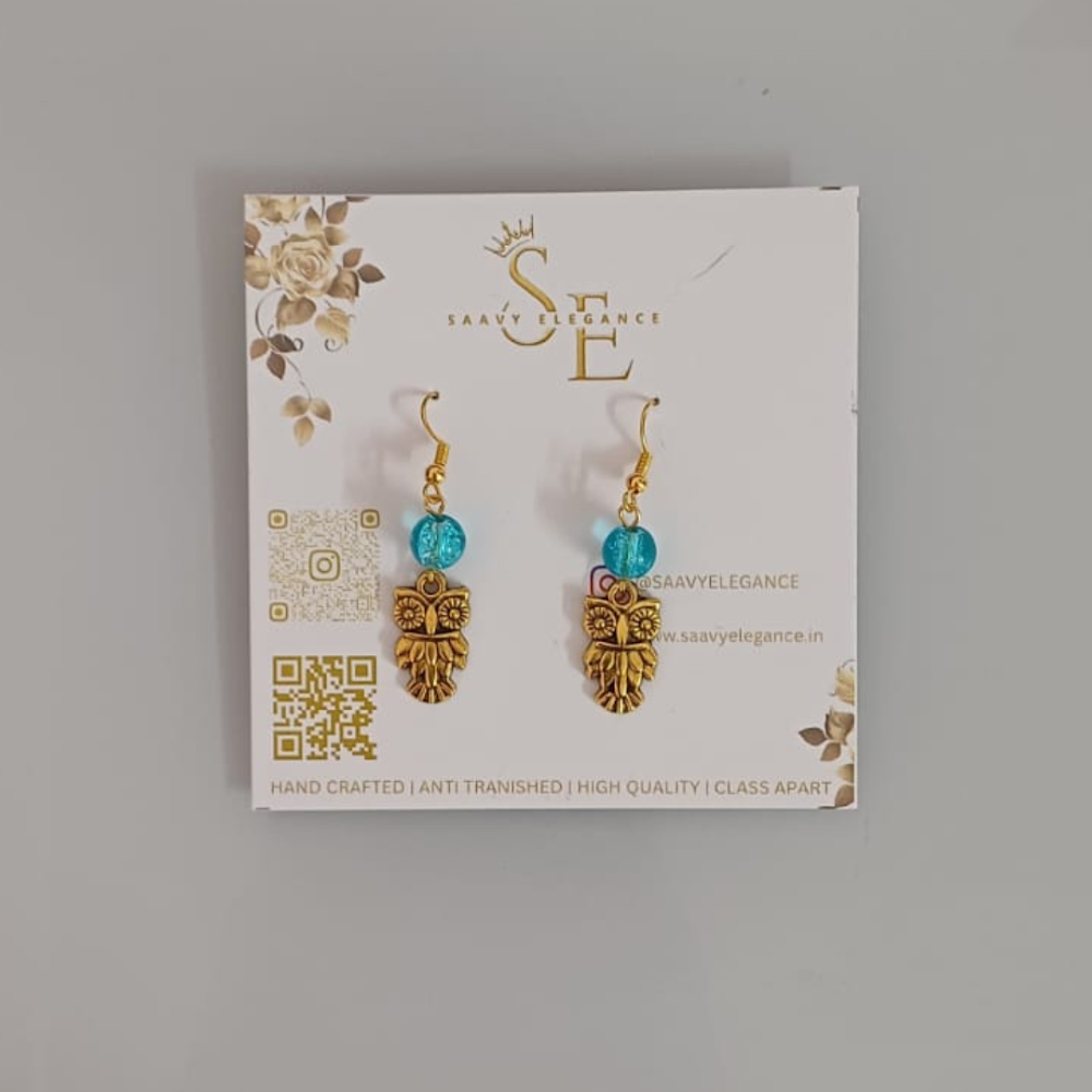 Valentine Special Elegant Gift Box – Blue Bracelet & Drop Earrings Combo