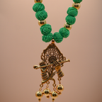 Hariyal Murli Thread Jewellery Set