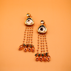 Riviera Drop Kundan Earrings
