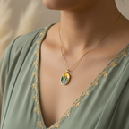 Pearl Of The Secret Meadow Pendant anti-tarnish