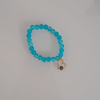 Valentine Special Elegant Gift Box – Blue Bracelet & Drop Earrings Combo