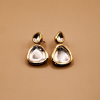 Rajwadi Kundan Pearl Choker Jewellery Set