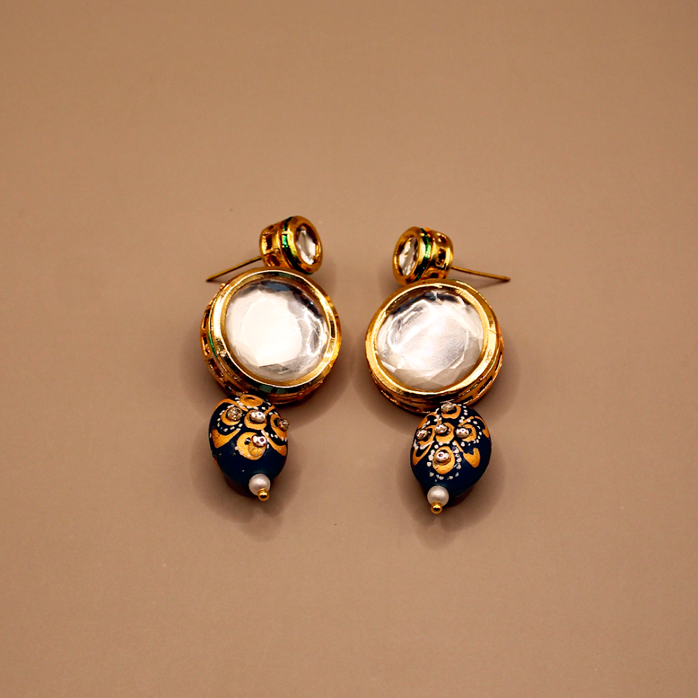 Sapphire Hues Kundan Choker Set