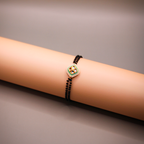 Panna-Kundan Mangalsutra Bracelet