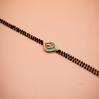 Panna-Kundan Mangalsutra Bracelet