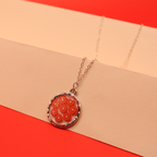 Encased Cherry Cluster resin Pendant