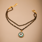 Evil Eye Charm Mangalsutra Bracelet